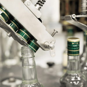 Glass Bottle Pilfer Proof Metal Cap Aluminium Capping Machine